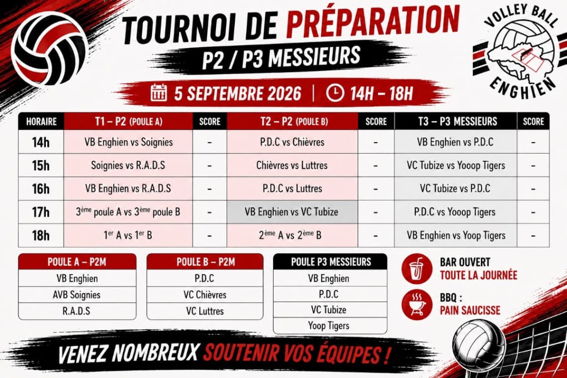 Tournoi de préparation du VBE